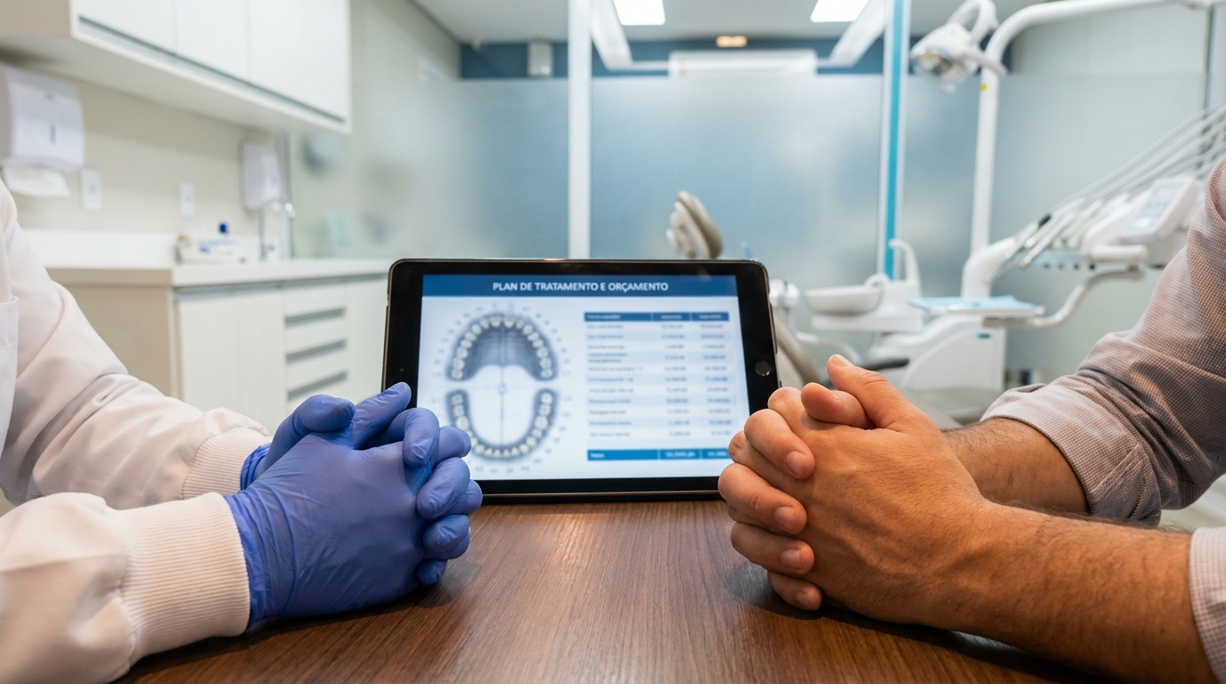 Plano de tratamento de cirurgia ortognática com custos